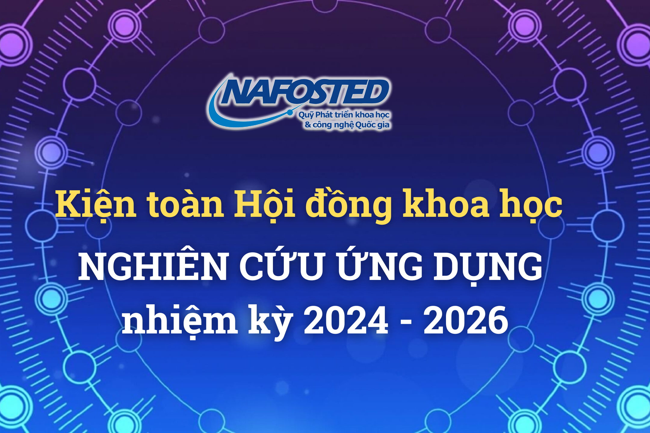 Kiện toàn Hội đồng khoa học Nghiên cứu ứng dụng nhiệm kỳ 2024 – 2026