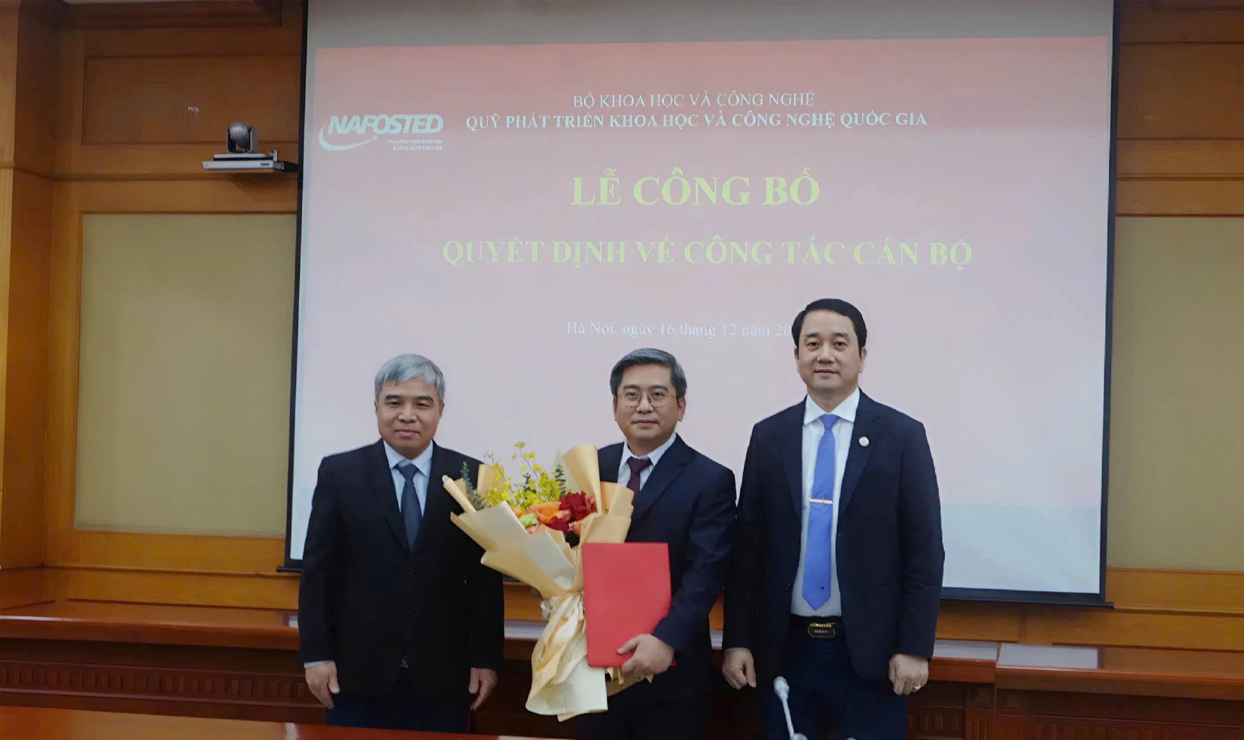 Quỹ Phát triển khoa học và công nghệ Quốc gia kiện toàn lãnh đạo Phòng Nhiệm vụ chuyển tiếp