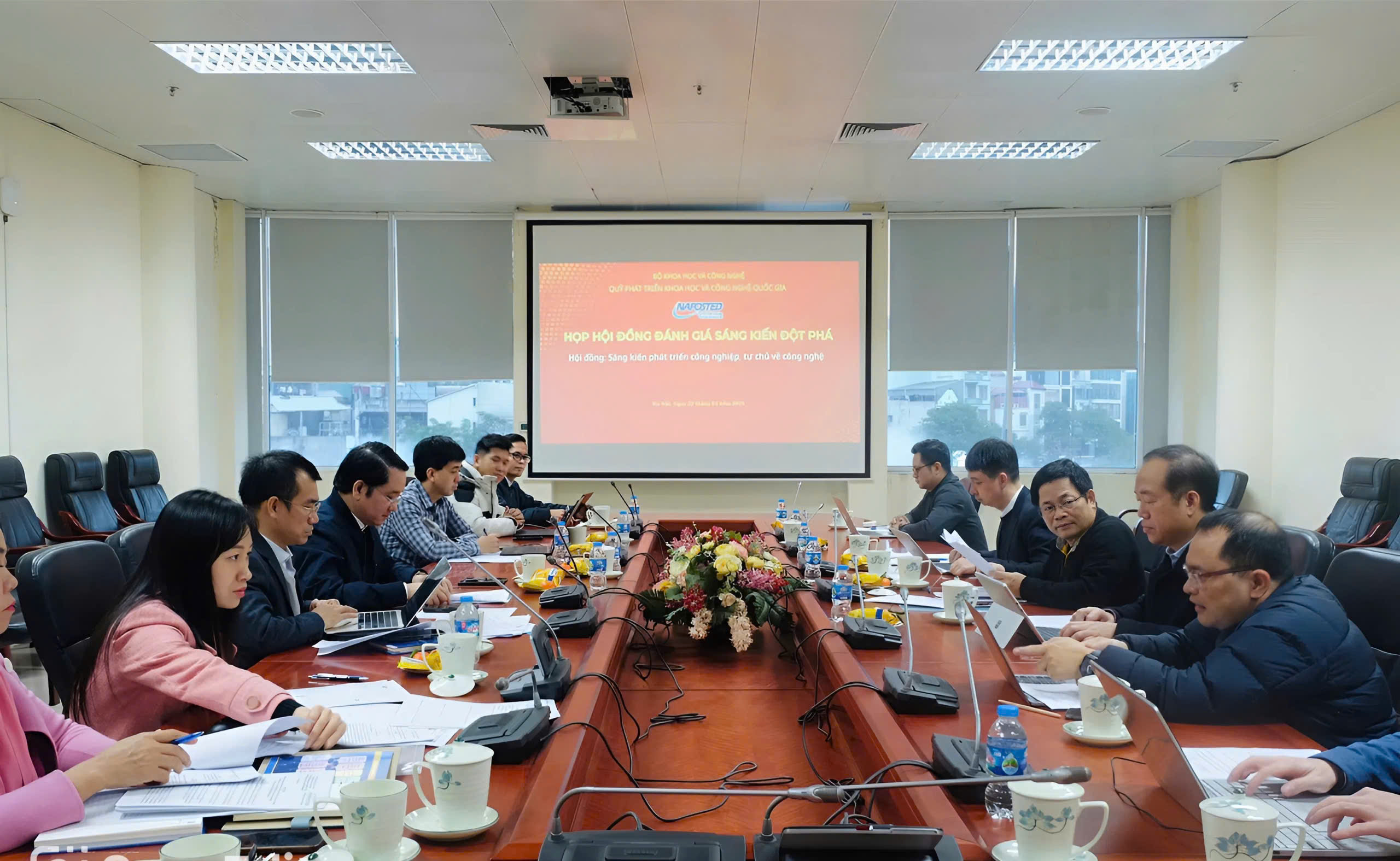 Quỹ Phát triển khoa học và công nghệ Quốc gia tổ chức Hội đồng đánh giá sáng kiến đột phá