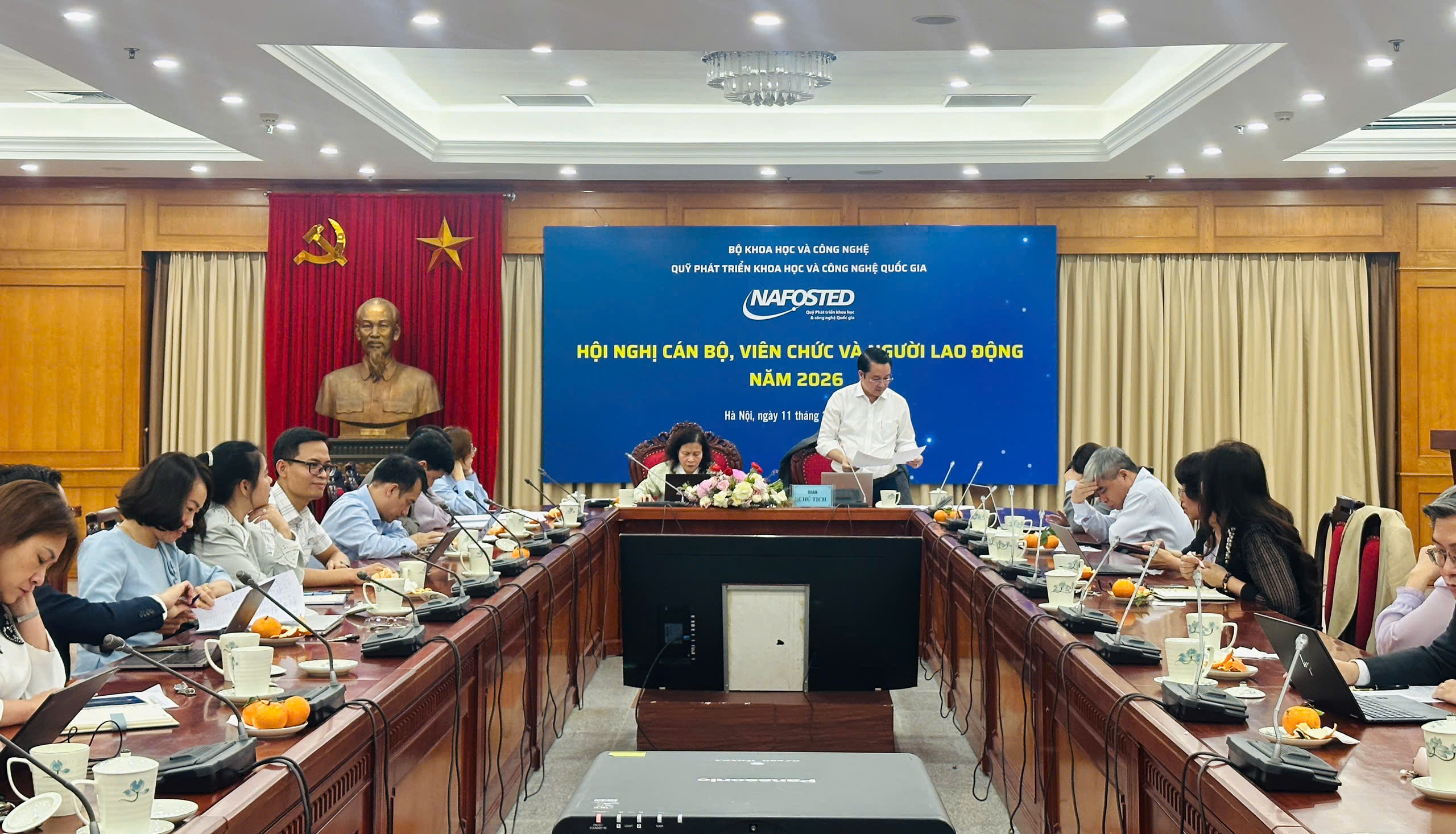 Quỹ NAFOSTED tổ chức Hội nghị cán bộ, viên chức và người lao động năm 2026