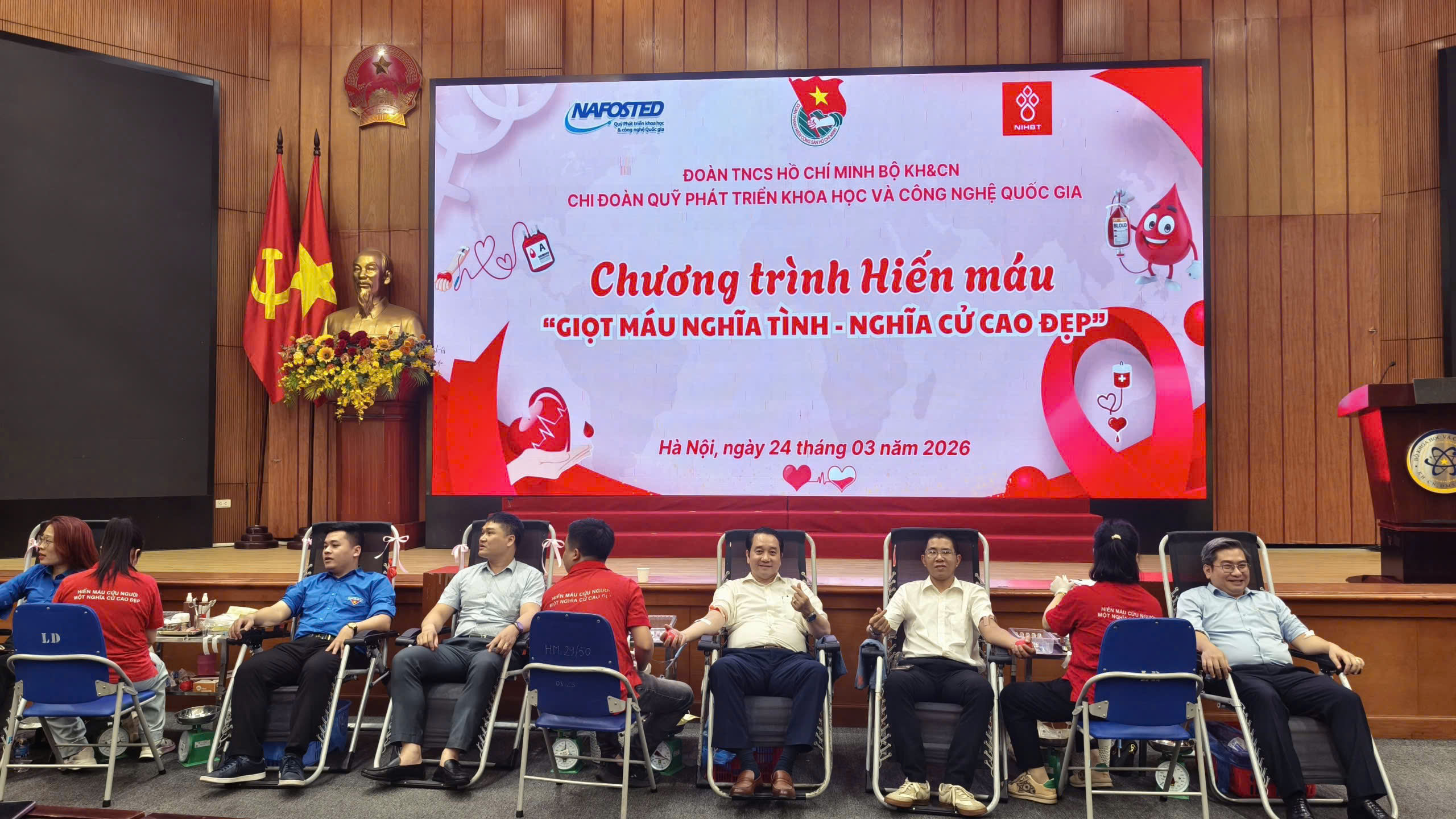 NAFOSTED lan tỏa tinh thần nhân ái trong Tháng Thanh niên