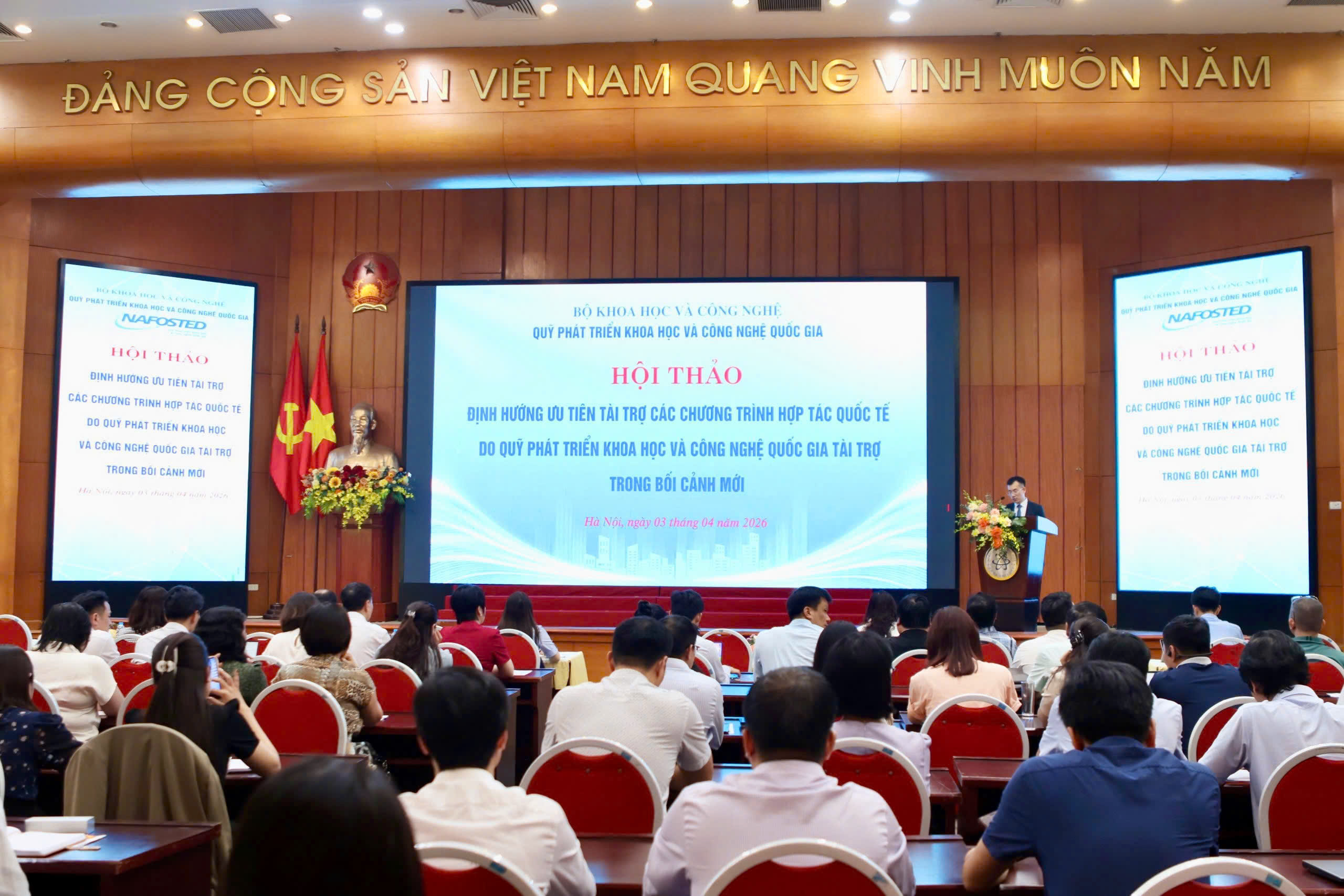 Định hướng ưu tiên tài trợ các chương trình hợp tác quốc tế do NAFOSTED tài trợ