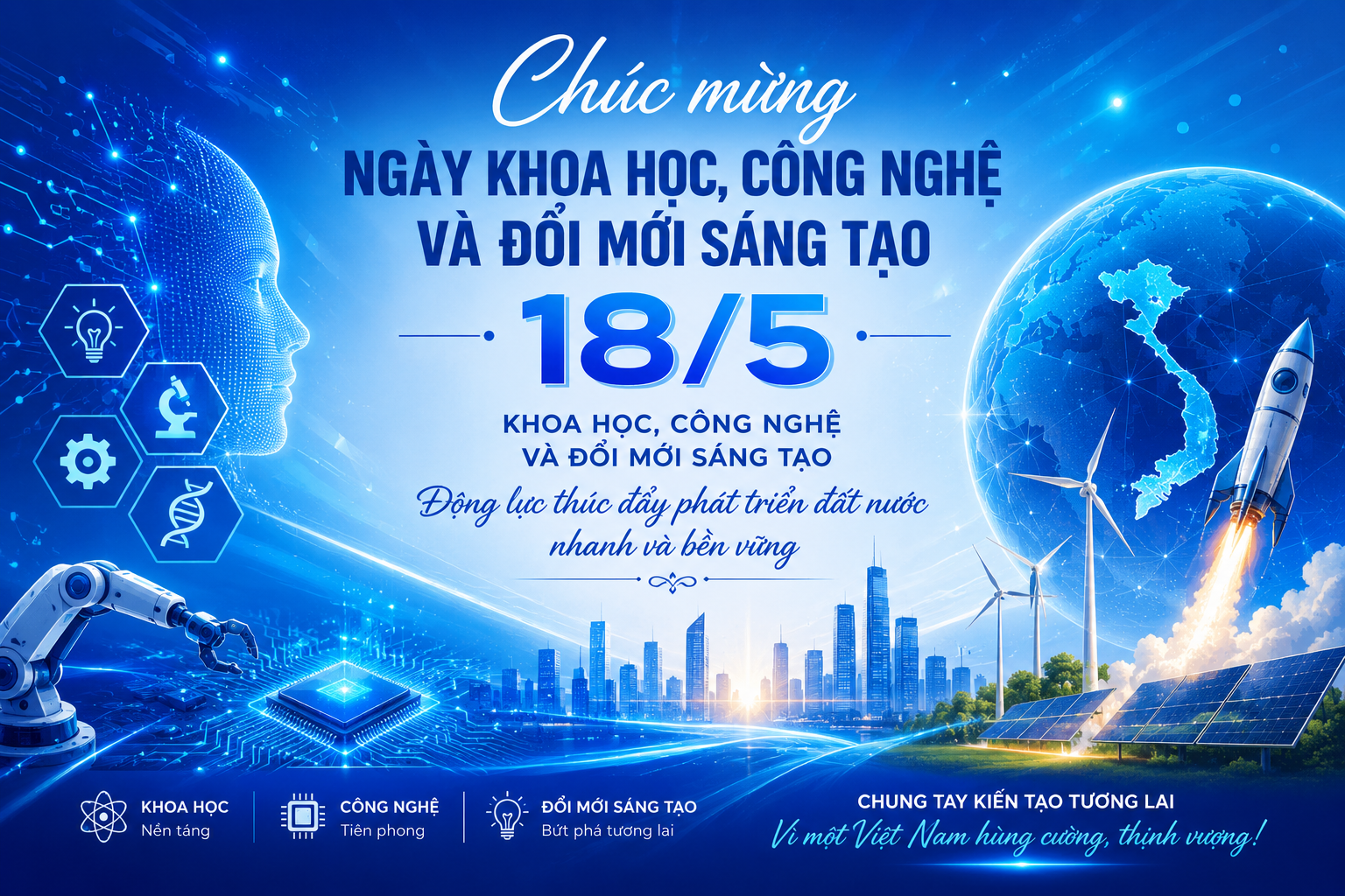 18/5 – Lan tỏa tinh thần khoa học và khơi nguồn sáng tạo Việt Nam