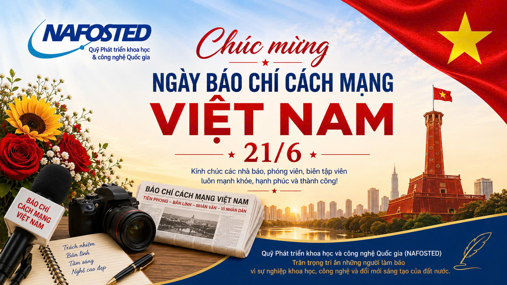 Chúc mừng ngày Báo chí Cách mạng Việt Nam 21/6